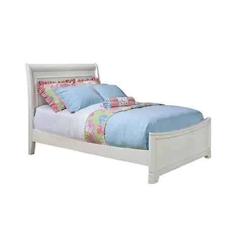 Twin-Size Surfer Girl Sleigh Bed